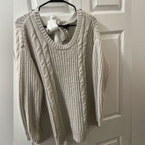 Torrid Cream Cable Sweater
